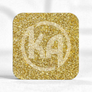 1/8" Gold Glitter Acrylic Sheet (3mm)