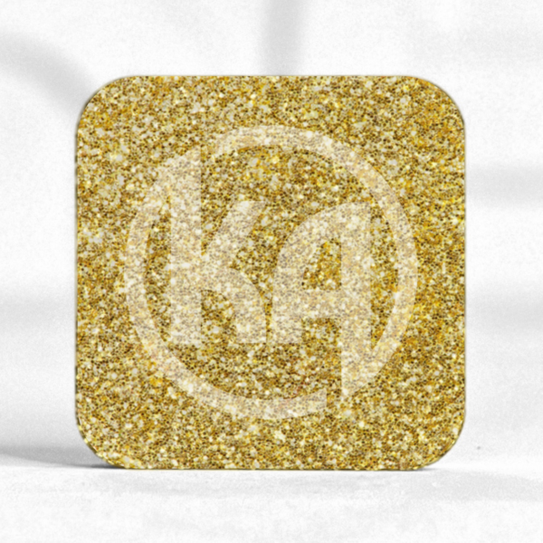 1/8" Gold Glitter Acrylic Sheet (3mm)